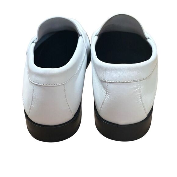 BURBERRY Leather Loafer in Optic White NWB Size 36.5 - Picture 6 of 10